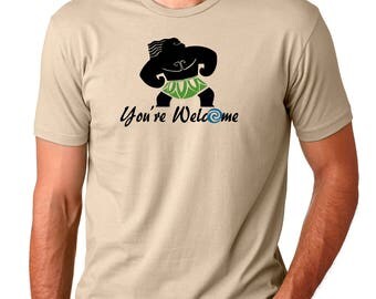 Mini Maui - Moana Shirt - Maui Shirt - You're Welcome - Disney Inspired T Shirt- Disney Shirt - Disney Men's Shirt