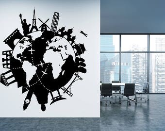 Motivational quote wall decal office vinyl sticker art