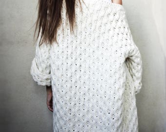 SALE Cardigan 100% wool