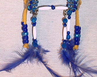 Images of indian head dresses from safety pins Images of indian head dresses from safety pins
