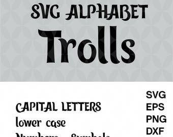 alphabet trolls etsy