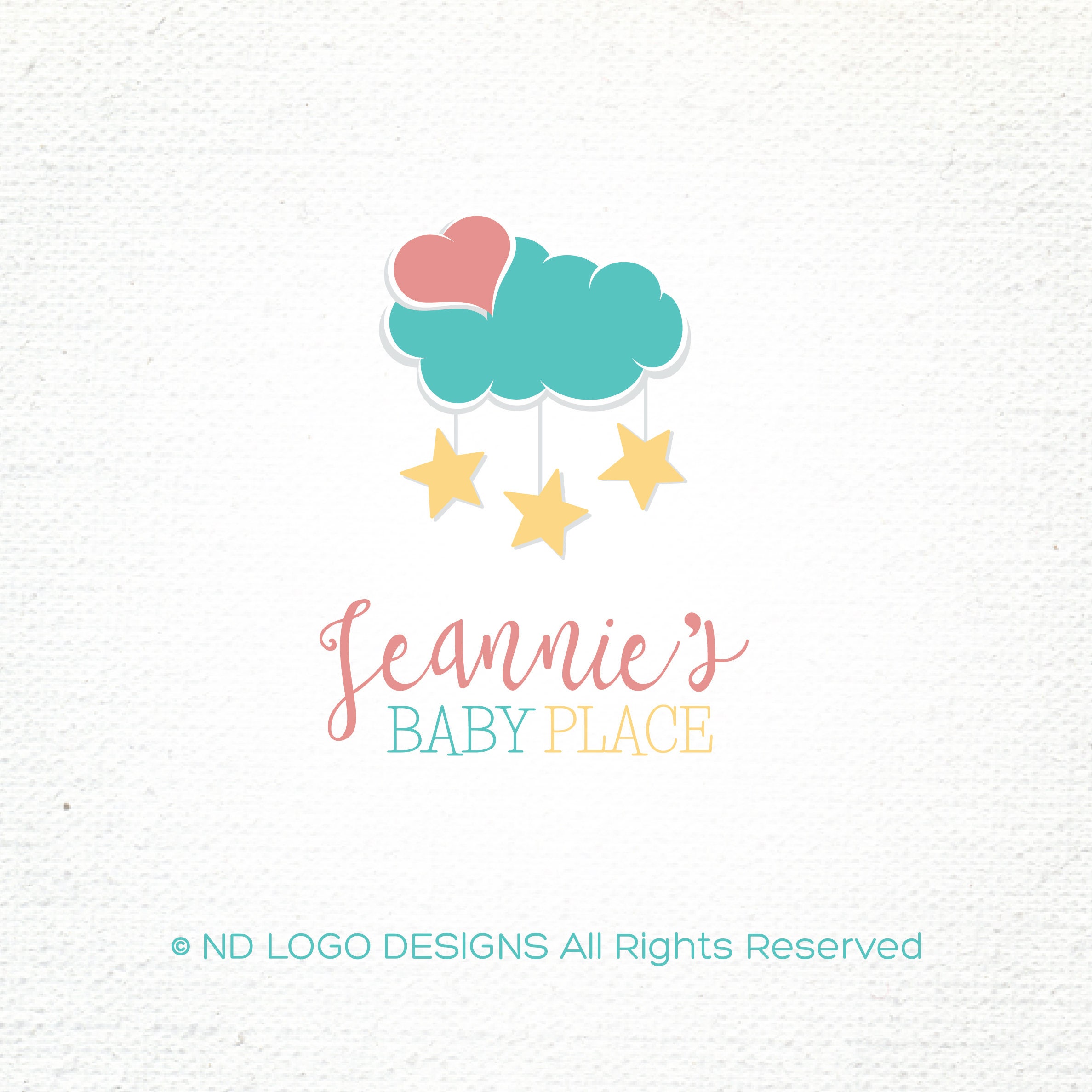 Baby Logo Premade Baby Shop Logo Boutique Logo Baby Clothes Logo