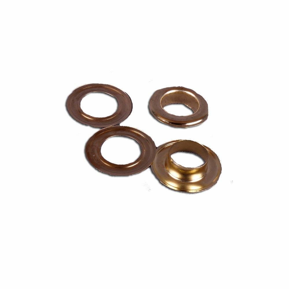 Gold/Brass Grommets & Washers 1/2 inch 20 pieces (GW12G20) from