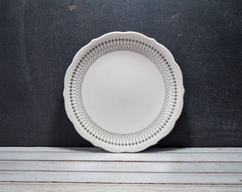 Syracuse China Fleur de Lis Plate