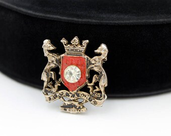 BRETAGNE Brooch - Anne of Brittany Coat of Arms, ca. 1970s