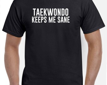 Funny taekwondo tee | Etsy