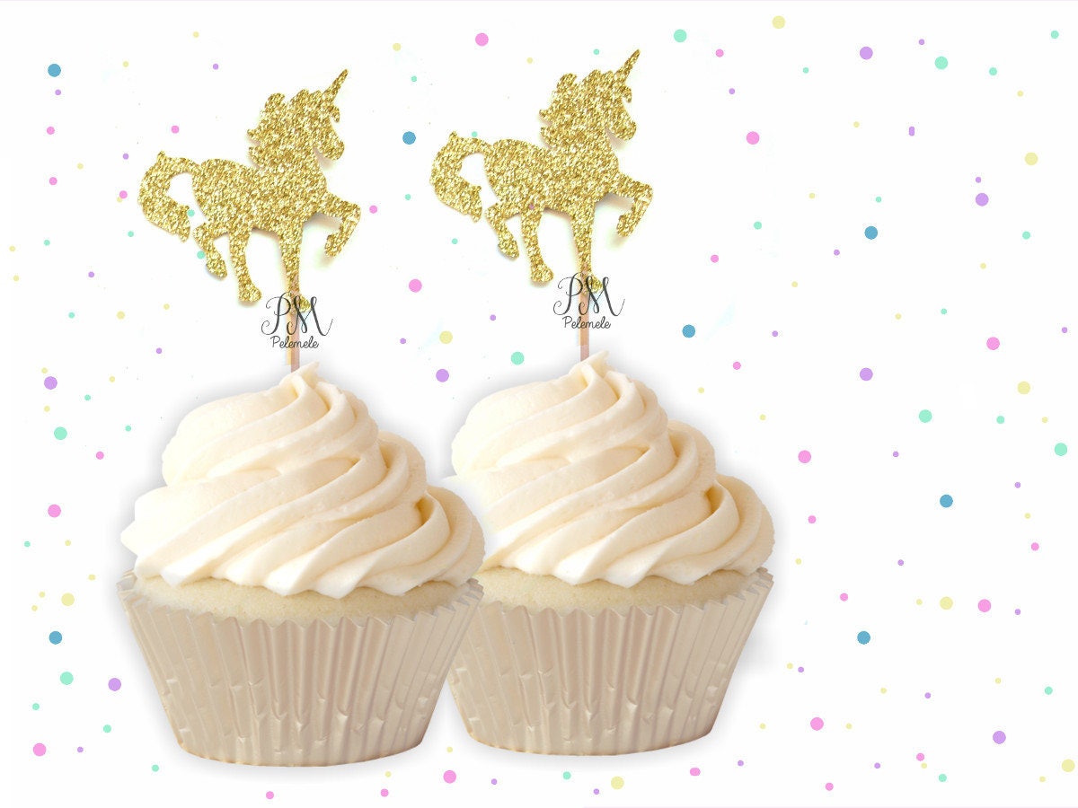 Unicorn Cupcake Toppers Unicorn Cupcake Toppers First