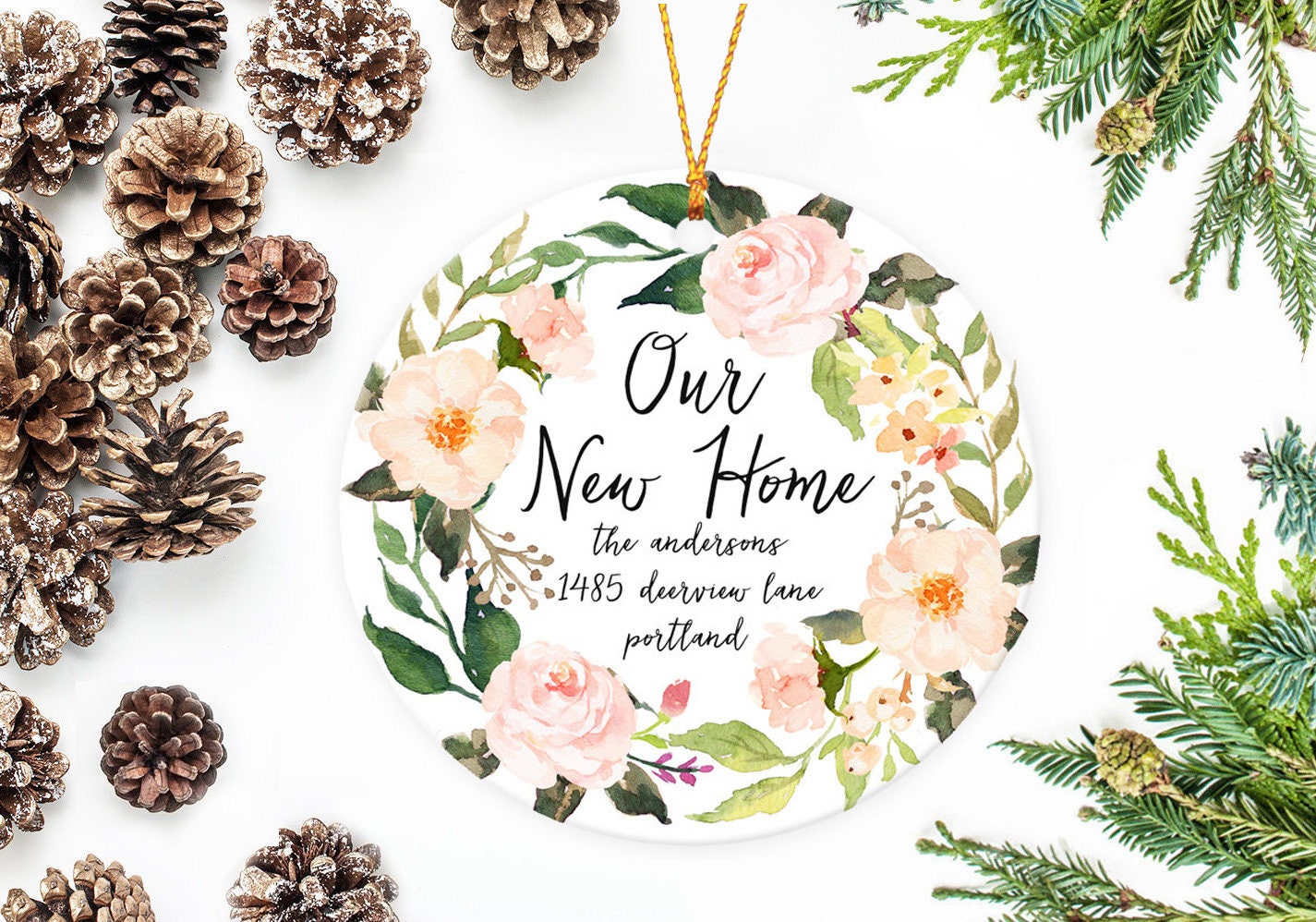 New Home Ornament Our First Home Christmas Ornament New