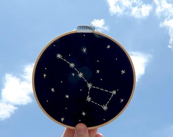 Embroidery constellation Ursa Major