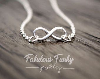Infinity necklace-silver
