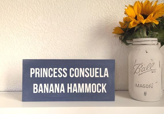 Download Wood Sign Princess Consuela Banana Hammock Friends TV Show