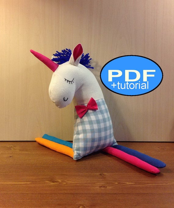 unicorn pattern unicorn sewing pattern unicorn sewing tutorial