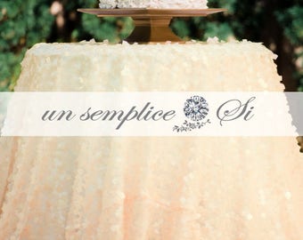 Sequin Tablecloths, Sequin Runners, Sequin Overlays, QUICK DELIVERY !
