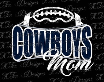 Cowboys Football Mom - Custom SVG Design Download - Vectur Cut File