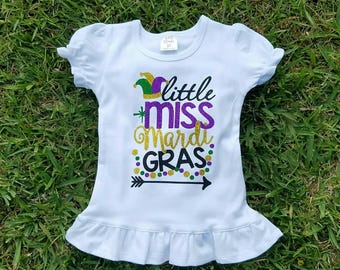 girls mardi gras shirt