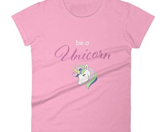 Girls unicorn shirt | Etsy