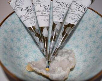 All Natural Pre Filled Henna Cones