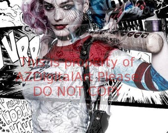 New Harley Quinn Digital ART (Download only)