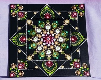 Mandala painting | Etsy