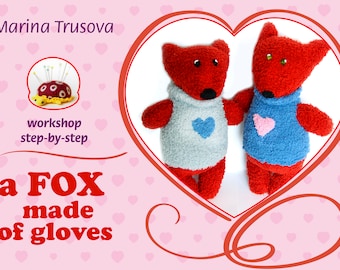 Funny Fox PDF Tutorial Sewing Soft toy