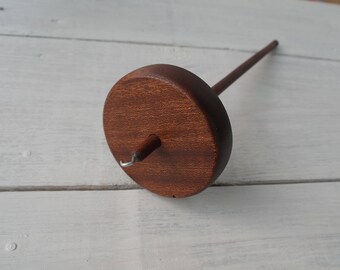 Drop Spindle Mahogany Redwood (Top / Bottom whorl)