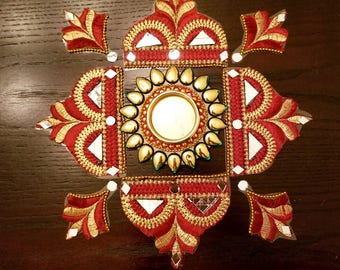 Kundan rangoli | Etsy