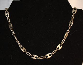 18" Silver tone large Link Chain