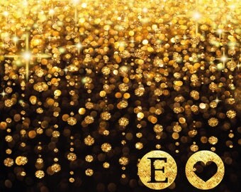 Social Media Icons Set Gold Glitter Download