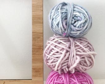 Merino, Alpaca, Silk - Hand dyed yarn pack 75g