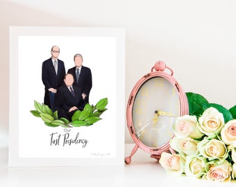 Printable, Our First Presidency, Thomas S. Monson, Our Prophet, LDS Prophet, Living Prophet, Mormon Prophet, Monson, LDS Art, LDS Gift, Jpg