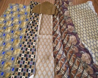 Variety or Orange Ties for Quilts or Crafts