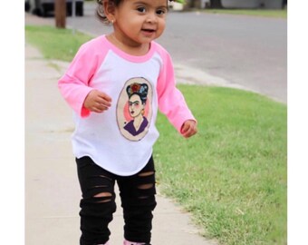 Frida Kahlo shirt, Frida shirt, frida baby tee - Sweet Texas Treasures - mexico artist feminist fiesta Viva La Frida tattoo, frida girl