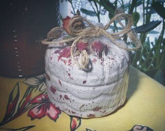 large bath bomb . concrete rose & jasmine . *