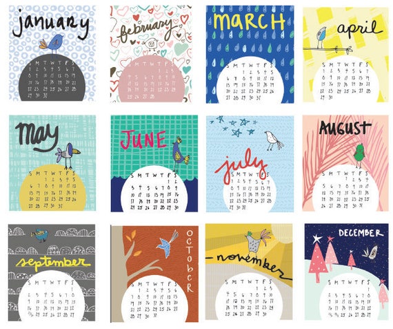 mini 2018 calendar