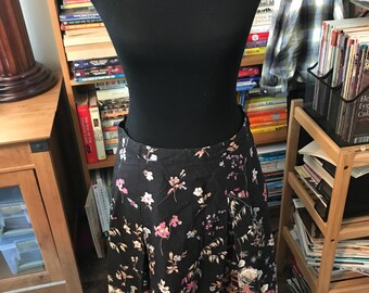 Creation Hammerle Cotton Floral Printed Midi Skirt