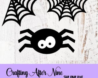 Halloween Svg Bundle, Halloween SVG, Spider Svg, Spooky Svg, Webs, Commercial Svg,Silhouette Studio, Digital Cut File