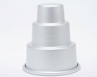 Large Three Layer Cake Metal Bath Bomb Mold