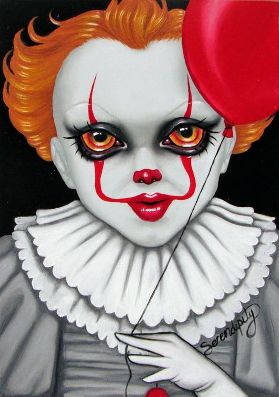 Pennywise Original oil painting 5x7