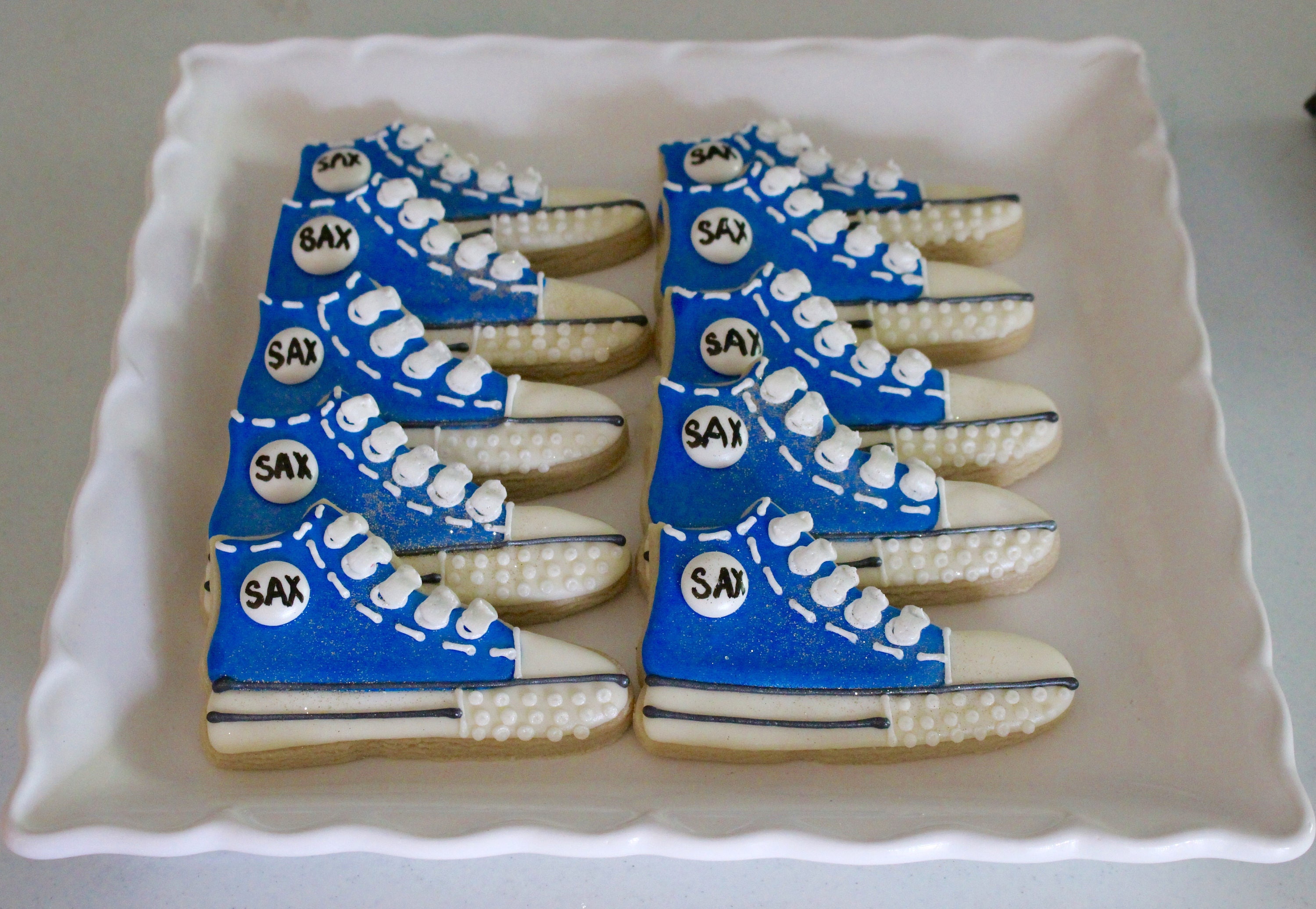 Shoe Sugar Cookies Basketball shoes Birthday Cookies