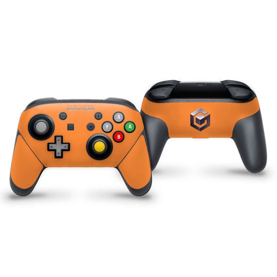 Nintendo Switch Pro Controller Orange Gamecube theme