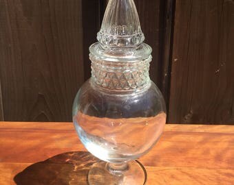 Antique Glass Apothecary Jar