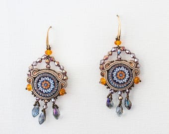 Soutache pendientes Lapilli