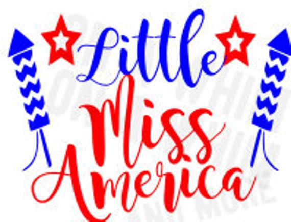 Download Items similar to Little Miss America SVG 4th of July SVG ...