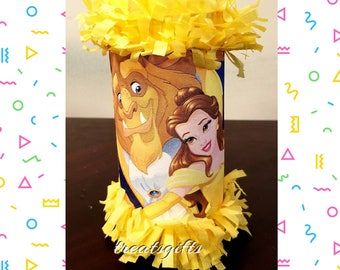 Princess belle Birthday - Beauty and the beast birthday - Beauty and the beast Party - Beauty and the beast party favors goodie bags qty 12