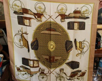 HERMES Scarf, French vintage silk scarf Hermes, French luxury fashion chic Hermes silk scarf, Hermes scarf Silk scarf, Fabulous Paris Hermes