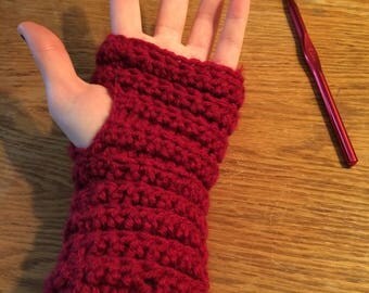 Small Crochet Wrist Warmers
