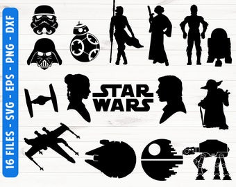 Star wars silhouette | Etsy