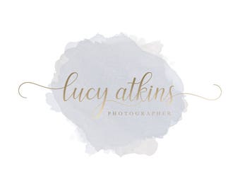 Premade Logo Design | 'Lucy' | Watercolour Logo | Photography Logo | Blog Header | Business Branding | Branding Design | Custom logo | Logo