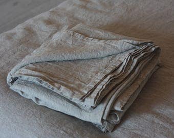Linen flat sheet, linen bed sheet, flat sheet, linen bedding, hand made linen bedding, All SIZE