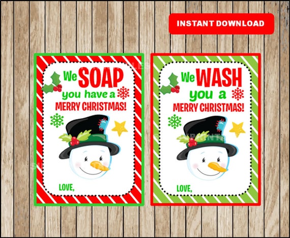 Free Printable Hand Soap Gift Tags Printable Word Searches